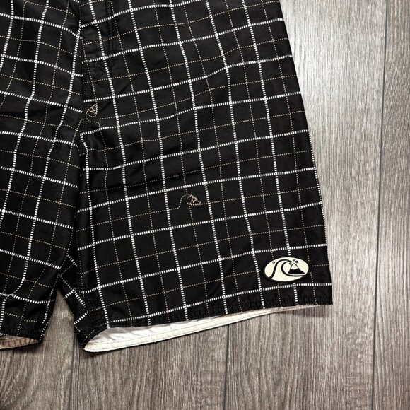 Quicksilver Edition Brown Board Shorts Trunks Medium Surf 32 - Picture 2 of 11